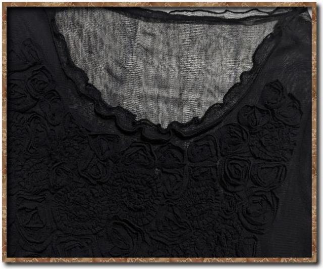 コーザノストラ メッシュカットソー 黒 < 女性ファッション  コーザノストラ メッシュカットソー 黒 < 女性ファッションの