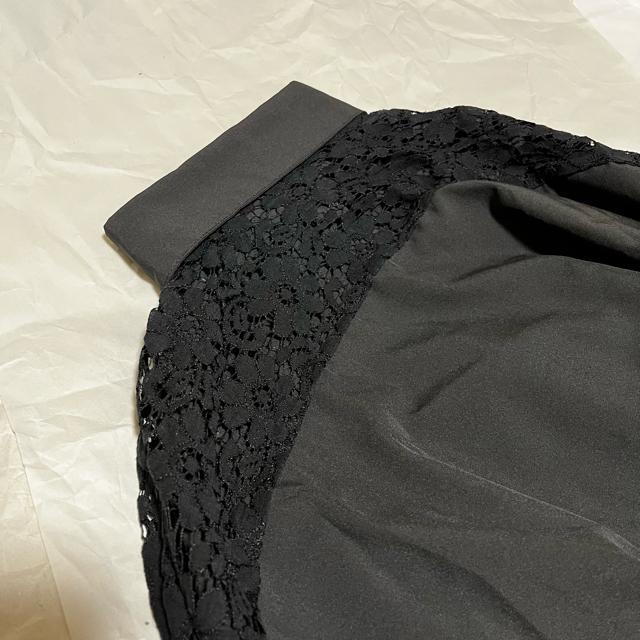 【アメット】 長袖シャツ / 肩レースデザイン / L / ブラック < 女性ファッション  【アメット】 長袖シャツ / 肩レースデザイン / L / ブラック < 女性ファッションの