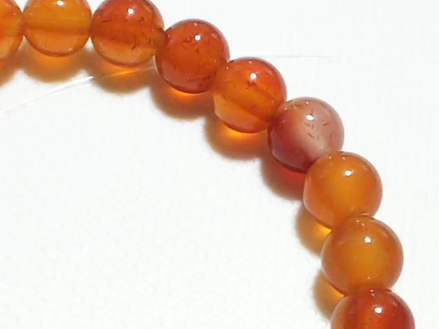 天然石★カーネリアン ラウンド6mm 半連 < 女性アクセサリー/時計 天然石★カーネリアン ラウンド6mm 半連 < 女性アクセサリー/時計の