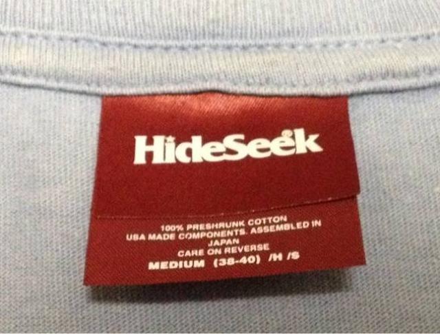 sHIDE AND SEEKtTVc Xe[V[ lCo[tbh FAT BAL Be[W Ò VINTAGE Xgn  jt@bV 