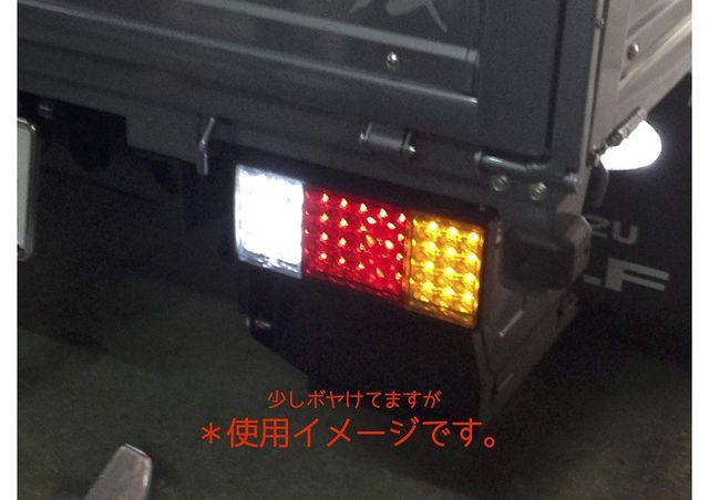 テール ランプ 24V 44 LED 88発 反射板 付 左右 2個 セット < 自動車/バイク テール ランプ 24V 44 LED 88発 反射板 付 左右 2個 セット < 自動車/バイク