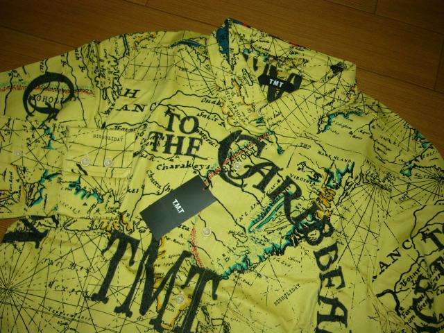 新品TMT総柄シャツL地図柄定価24000円 < ブランド 新品TMT総柄シャツL地図柄定価24000円 < ブランドの