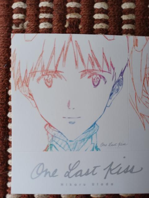 宇多田ヒカル one last kiss ビジュアルステッカー < タレントグッズ  宇多田ヒカル one last kiss ビジュアルステッカー < タレントグッズの