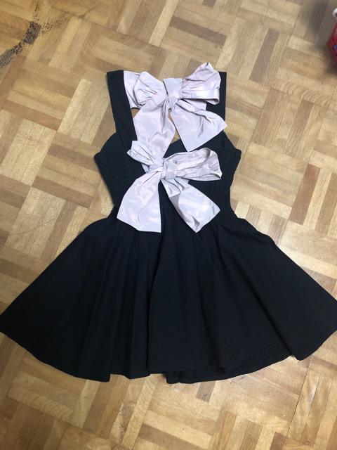 Honey mi HoneyBack ribbon punch one-piece  uh 