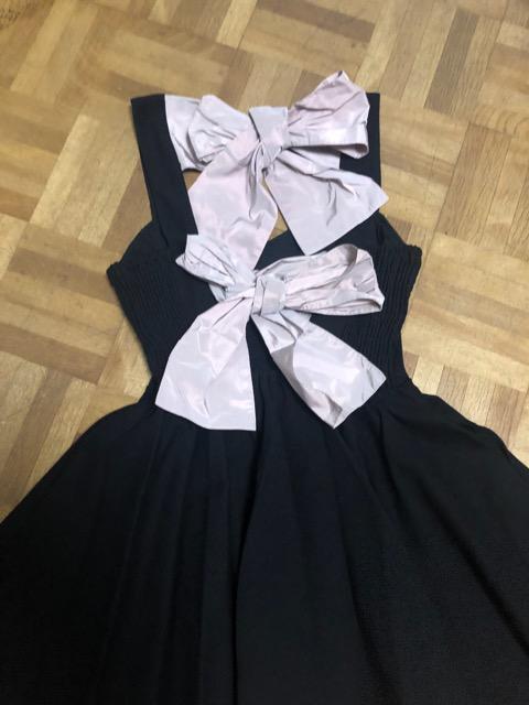 Honey mi HoneyBack ribbon punch one-piece  uh 