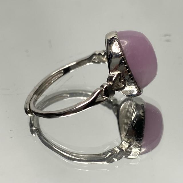 《No.R011》天然石ピンククンツァイト フリーサイズリング < 女性アクセサリー/時計  《No.R011》天然石ピンククンツァイト フリーサイズリング < 女性アクセサリー/時計の