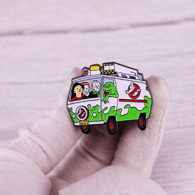 新品ゴーストバスターズ ホラー映画キャラクター ピンブローチ < 男性アクセサリー/時計  新品ゴーストバスターズ ホラー映画キャラクター ピンブローチ < 男性アクセサリー/時計の