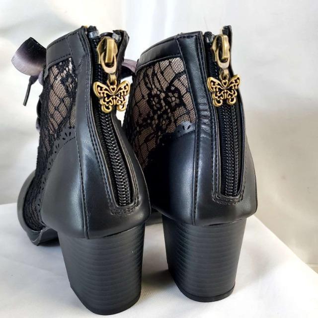 込み★アクシーズファム★リボン!チュールレースアップブーツ★M★ < ブランド 込み★アクシーズファム★リボン!チュールレースアップブーツ★M★ < ブランドの