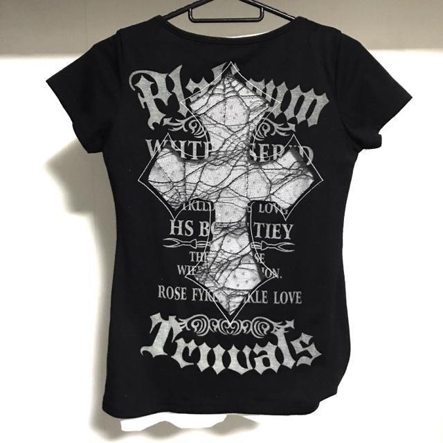 【送料込】Edge line 十字架 蜘蛛の巣 レース Tシャツ Y2K 00s 平成ギャル < ブランド  【送料込】Edge line 十字架 蜘蛛の巣 レース Tシャツ Y2K 00s 平成ギャル  < ブランドの