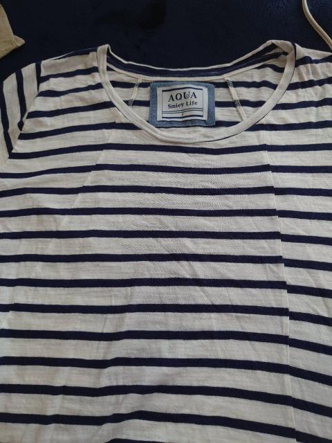 新品☆ネイビーボーダーカットソー フリーサイズ 着丈長め < 女性ファッション 新品☆ネイビーボーダーカットソー フリーサイズ 着丈長め < 女性ファッションの