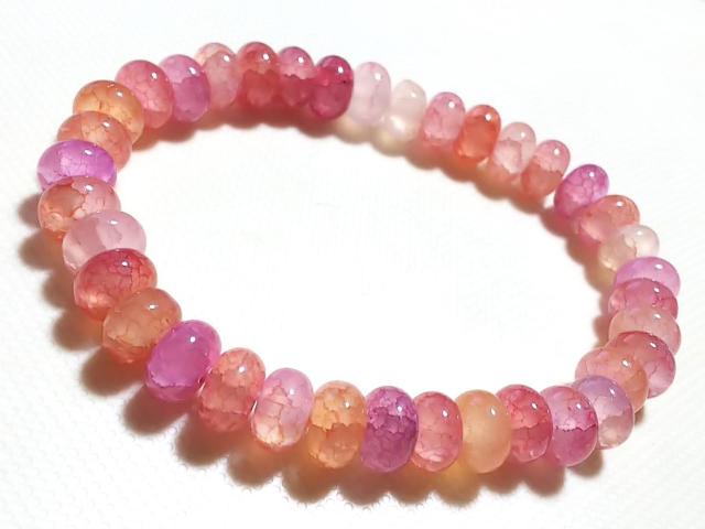 天然石★龍紋瑪瑙(ピンク) 8mm ブレス < 女性アクセサリー/時計 天然石★龍紋瑪瑙(ピンク) 8mm ブレス < 女性アクセサリー/時計の