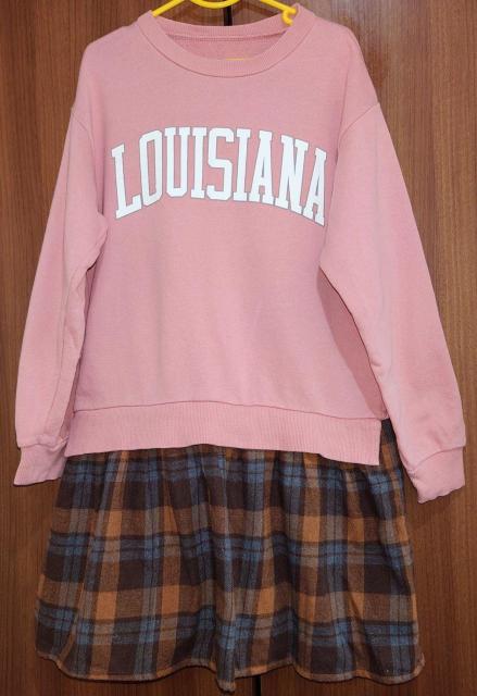 美品★130サイズ★ワンピース★膝丈スカート★かわいい★子供用秋冬物★スッポリ簡単★女の子★フレアスカート★送料無料 < キッズ/ベビー 美品★130サイズ★ワンピース★膝丈スカート★かわいい★子供用秋冬物★スッポリ簡単★女の子★フレアスカート★送料無料 < キッズ/ベビーの