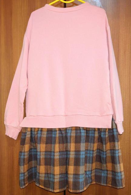 美品★130サイズ★ワンピース★膝丈スカート★かわいい★子供用秋冬物★スッポリ簡単★女の子★フレアスカート★送料無料 < キッズ/ベビー 美品★130サイズ★ワンピース★膝丈スカート★かわいい★子供用秋冬物★スッポリ簡単★女の子★フレアスカート★送料無料 < キッズ/ベビーの