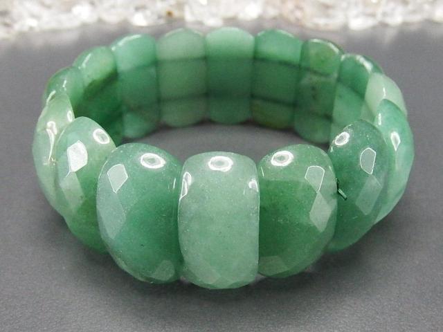 一点物アベンチュリン多面カット超大バングルブレスレット天然石710-082a < 女性アクセサリー/時計 一点物アベンチュリン多面カット超大バングルブレスレット天然石710-082a < 女性アクセサリー/時計の