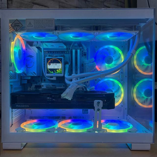 �y�V�i�z�Q�[�~���OPC Ryzen7 7800X3D RX9070XT SSD1TB ������32GB 850W �� PC�{��/���Ӌ@��� 