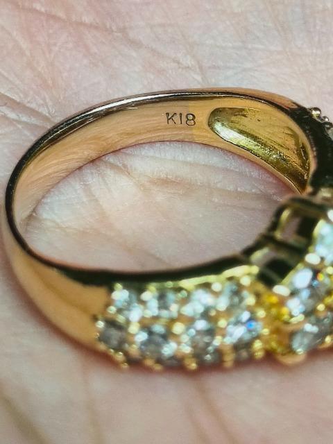 ☆綺麗なK18金★ダイヤ1ct★パヴェダイヤモンド☆お星様スター☆お花フラワーモチーフ可愛く美しいリングさん♪ < 女性アクセサリー/時計 ☆綺麗なK18金★ダイヤ1ct★パヴェダイヤモンド☆お星様スター☆お花フラワーモチーフ可愛く美しいリングさん♪ < 女性アクセサリー/時計の