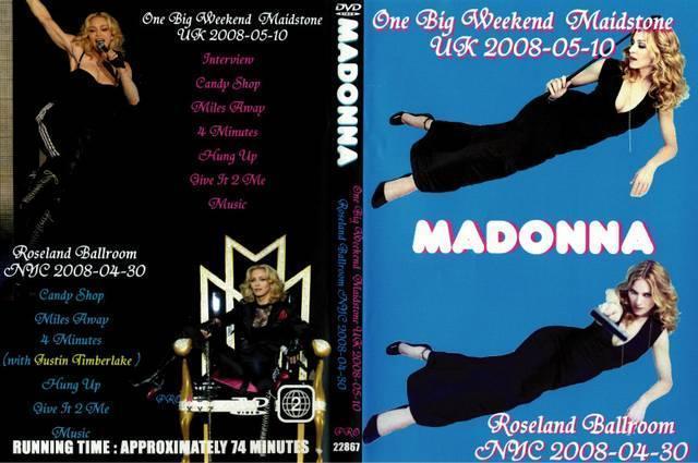 ᑗMADONNA UK 5.10.2008 & NYC 4.30.2008 }hi   CD/DVD/rfI 