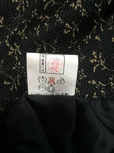 ブラック系 小花柄 ロング台形スカート 日本製 < 女性ファッション  ブラック系 小花柄 ロング台形スカート 日本製 < 女性ファッションの