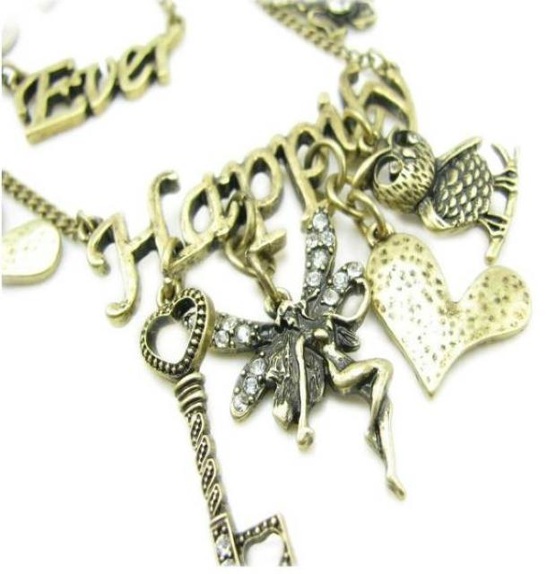 新品ゴスロリ姫系アンティーク調鍵妖精ハート梟ネックレス < 女性アクセサリー/時計  新品ゴスロリ姫系アンティーク調鍵妖精ハート梟ネックレス < 女性アクセサリー/時計の