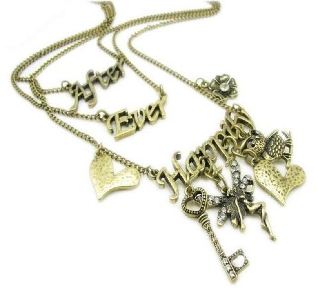 新品ゴスロリ姫系アンティーク調鍵妖精ハート梟ネックレス < 女性アクセサリー/時計  新品ゴスロリ姫系アンティーク調鍵妖精ハート梟ネックレス < 女性アクセサリー/時計の