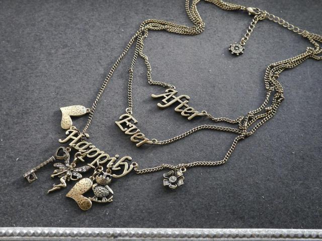 新品ゴスロリ姫系アンティーク調鍵妖精ハート梟ネックレス < 女性アクセサリー/時計  新品ゴスロリ姫系アンティーク調鍵妖精ハート梟ネックレス < 女性アクセサリー/時計の