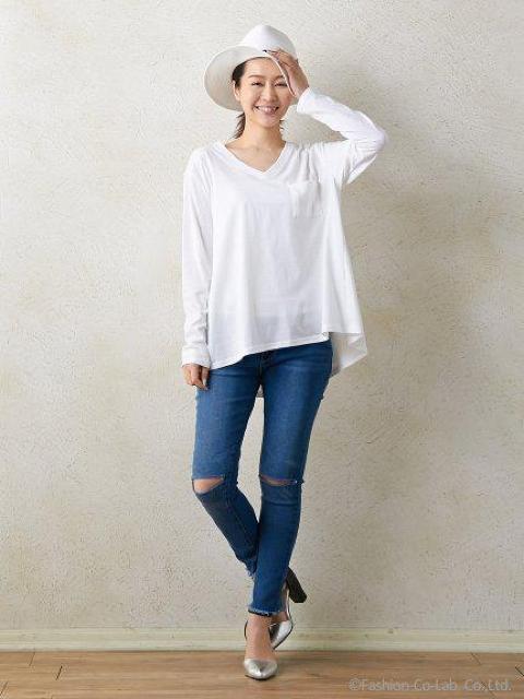 新品☆イング*バックレース切替カットソー < ブランド  新品☆イング*バックレース切替カットソー  < ブランドの