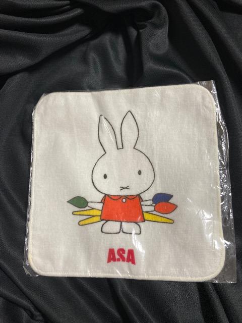 ミッフィー miffy ASA 限定 タオル ハンカチ ホワイト < アニメ/コミック/キャラクター  ミッフィー miffy ASA 限定 タオル ハンカチ ホワイト < アニメ/コミック/キャラクターの