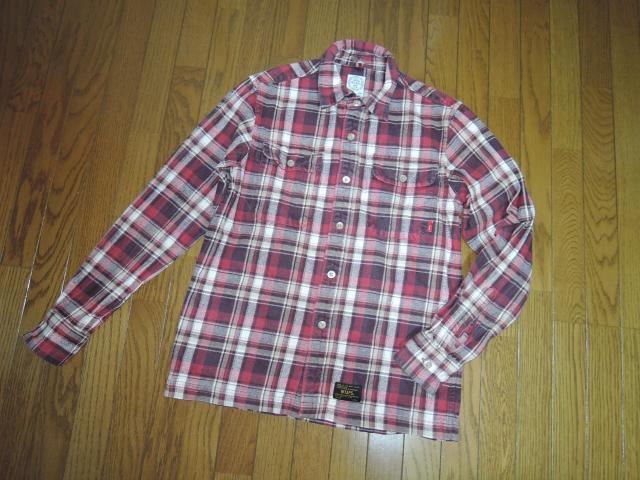 WTAPS ダブルタップス VATOS チェックシャツ S 赤系  長袖シャツ < ブランド  WTAPS ダブルタップス VATOS チェックシャツ S 赤系  長袖シャツ < ブランドの