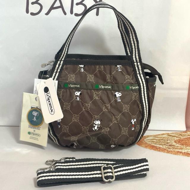 ★新品★LeSportsac レスポートサック スヌーピー レモノグラム 2way ショルダーバッグ スモールジェニー 8056 < 女性ファッション  ★新品★LeSportsac レスポートサック スヌーピー レモノグラム 2way ショルダーバッグ スモールジェニー 8056  < 女性ファッションの