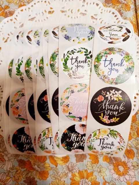 お裾分け☆花柄Thank Youシール5セット☆ < インテリア/ライフ  お裾分け☆花柄Thank Youシール5セット☆  < インテリア/ライフの
