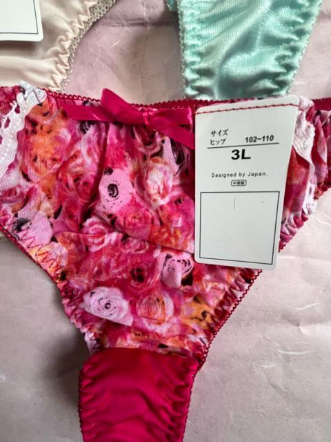 3Lサイズ!5枚セット!光沢ツルツル素材!シフォン使いあり!高貴品格!色とりどり!エレガント!Tバックショーツ!No.蒼 < 女性ファッション  3Lサイズ!5枚セット!光沢ツルツル素材!シフォン使いあり!高貴品格!色とりどり!エレガント!Tバックショーツ!No.蒼 < 女性ファッションの