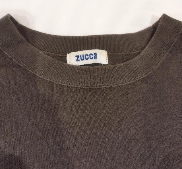 ZUCCA カーキー バックロゴプリント長袖Tシャツ 1990年代ビンテージ < ブランド  ZUCCA カーキー バックロゴプリント長袖Tシャツ 1990年代ビンテージ < ブランドの