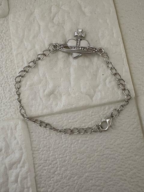 ハートモチーフブレスレット ホワイト < 女性アクセサリー/時計 ハートモチーフブレスレット ホワイト < 女性アクセサリー/時計の