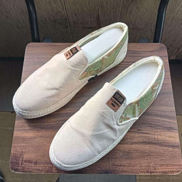 新品 26.5cm メンズ スリッポン ベージュ シューズ 靴 43 おしゃれ < 男性ファッション  新品 26.5cm メンズ スリッポン ベージュ シューズ 靴 43 おしゃれ  < 男性ファッションの