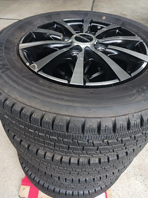145/80R12 80/78N LT スタッドレス アルミセット < 自動車/バイク 145/80R12 80/78N LT スタッドレス アルミセット < 自動車/バイク