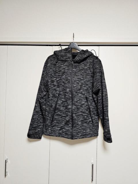 防風 ジップアップパーカー ミックスグレー L 防寒対策 < 男性ファッション 防風 ジップアップパーカー ミックスグレー L 防寒対策 < 男性ファッションの