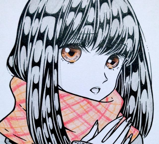 自作イラスト/オリジナル/マフラーの女の子 < アニメ/コミック/キャラクター 自作イラスト/オリジナル/マフラーの女の子 < アニメ/コミック/キャラクターの