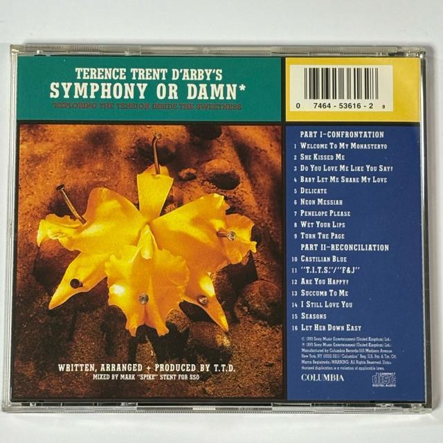 TERENCE TRENT D'ARBY / SYMPHONY OR DAMN < CD/DVD/ビデオ TERENCE TRENT D'ARBY / SYMPHONY OR DAMN < CD/DVD/ビデオの