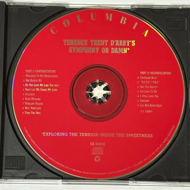 TERENCE TRENT D'ARBY / SYMPHONY OR DAMN < CD/DVD/ビデオ TERENCE TRENT D'ARBY / SYMPHONY OR DAMN < CD/DVD/ビデオの