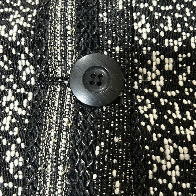 EIKO KONDO エイココンドウ ベスト 42 フリル ブラック ゴールド糸 < 女性ファッション EIKO KONDO エイココンドウ ベスト 42 フリル ブラック ゴールド糸 < 女性ファッションの