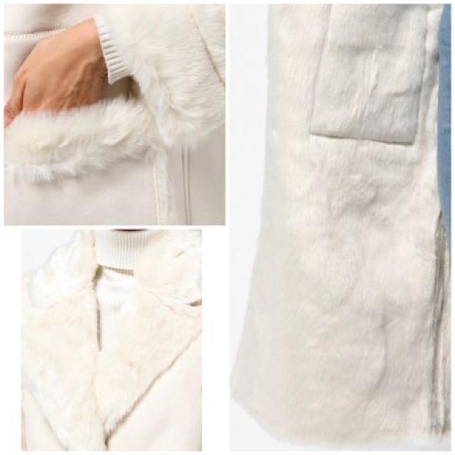 Lilybrownリリーブラウンエコファーボアムートンロングコート < ブランド Lilybrownリリーブラウンエコファーボアムートンロングコート < ブランドの