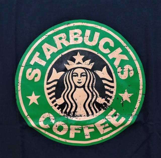 スターバックス★おもしろTシャツ★ネイビー★紺★XXL★ < 男性ファッション  スターバックス★おもしろTシャツ★ネイビー★紺★XXL★ < 男性ファッションの