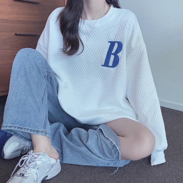 送料無料 新品 スウェット 英字ロゴ トレーナー 長袖 < 女性ファッション  送料無料 新品 スウェット 英字ロゴ トレーナー 長袖 < 女性ファッションの