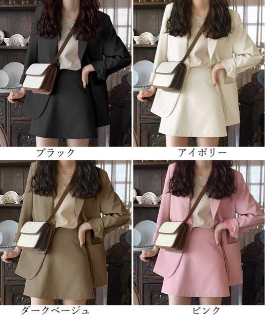 送料無料 新品 スーツスカートセットテーラードジャケット < 女性ファッション  送料無料 新品 スーツスカートセットテーラードジャケット < 女性ファッションの