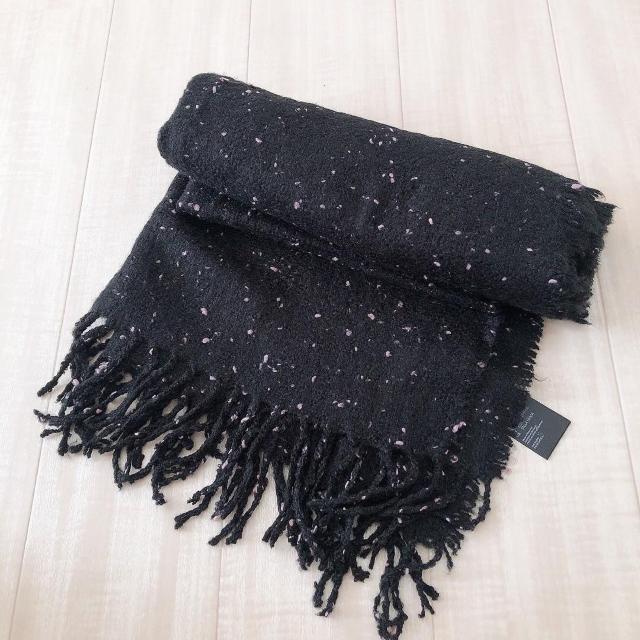 ◆H&M/エイチ&エム◆大判ストール★ブラック×ピンク美品♪マフラー*ブランケット < ブランド  ◆H&M/エイチ&エム◆大判ストール★ブラック×ピンク美品♪マフラー*ブランケット  < ブランドの