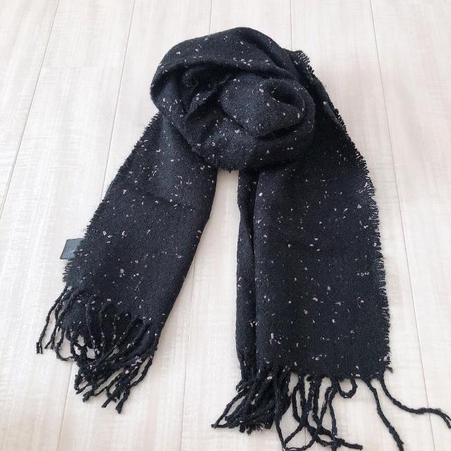 ◆H&M/エイチ&エム◆大判ストール★ブラック×ピンク美品♪マフラー*ブランケット < ブランド  ◆H&M/エイチ&エム◆大判ストール★ブラック×ピンク美品♪マフラー*ブランケット < ブランドの