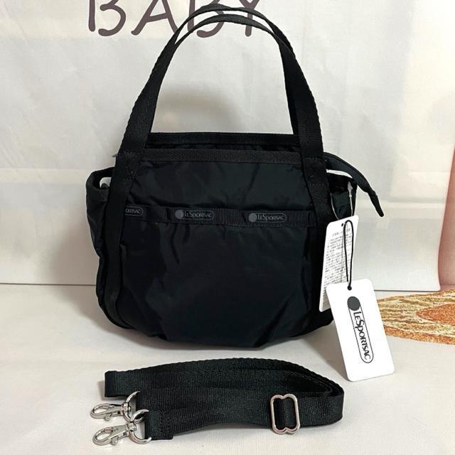★新品★LeSportsac レスポートサック ブラック 黒色 2way ショルダーバッグ スモールジェニー 8056 送料無料 < 女性ファッション  ★新品★LeSportsac レスポートサック ブラック 黒色 2way ショルダーバッグ スモールジェニー 8056 送料無料  < 女性ファッションの