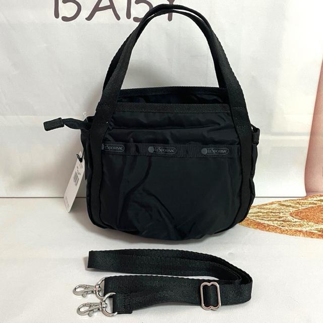 ★新品★LeSportsac レスポートサック ブラック 黒色 2way ショルダーバッグ スモールジェニー 8056 送料無料 < 女性ファッション  ★新品★LeSportsac レスポートサック ブラック 黒色 2way ショルダーバッグ スモールジェニー 8056 送料無料 < 女性ファッションの