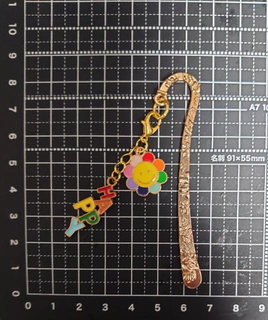 ハンドメイド♪ブックマーカー★ハッピーフラワー★ < インテリア/ライフ  ハンドメイド♪ブックマーカー★ハッピーフラワー★ < インテリア/ライフの