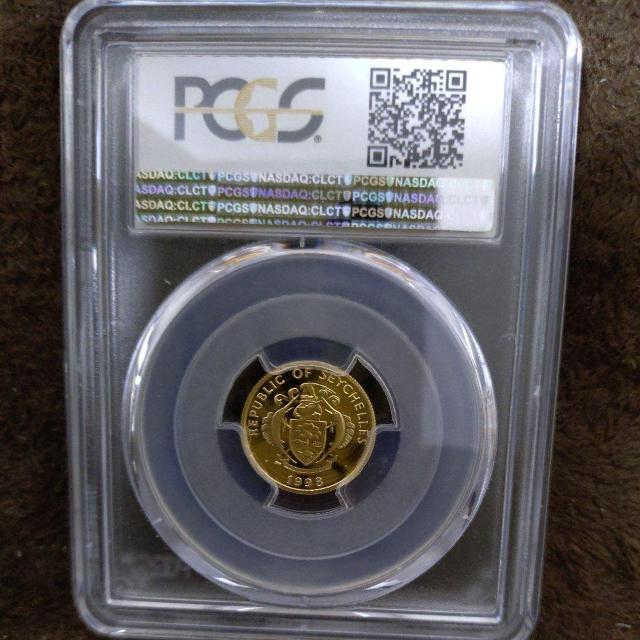 1998年 セーシェル諸島 ダイアナ100ルピー金貨弊 PCGS最高鑑定品【稀少品】 < ホビー  1998年 セーシェル諸島 ダイアナ100ルピー金貨弊 PCGS最高鑑定品【稀少品】 < ホビーの
